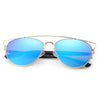 Casual Color Coated Cat Design Mirror Eyewear Ladies Sunglasses