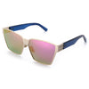 Oversize Unisex Color Coated Square Frame Sunglasses