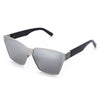 Oversize Unisex Color Coated Square Frame Sunglasses