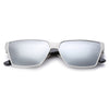 Oversize Unisex Color Coated Square Frame Sunglasses