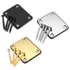 Professional Standard Size Neck Plate with Screws for Electric Guitar Bass