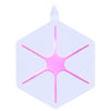 Qi Wireless Quick Magic Dazzle Hexagram Charging Pad