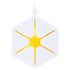 Qi Wireless Quick Magic Dazzle Hexagram Charging Pad