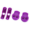 3 Pair / Set Comfortable Roller Skate Shoe Lock Lace Latchet with Cord Clip