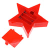 Plastic Star Shaped LED Light Decorative Candle Lamp