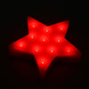 Plastic Star Shaped LED Light Decorative Candle Lamp