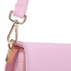Three Feather Solid Color Lady Inclined Shoulder Bag with Chain Decoration
