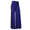 Fashionable Mid Elastic Waist Boot Cut Wide Leg Pants for Women
