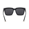 Stylish Female Color Coated Square Frame UV Protection Sunglasses