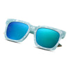 Stylish Female Color Coated Square Frame UV Protection Sunglasses
