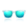 Stylish Female Color Coated Square Frame UV Protection Sunglasses