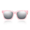 Stylish Female Color Coated Square Frame UV Protection Sunglasses