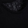 Trendy Round Collar Sleeveless See-through Slim Tassel Hollow Out T-shirt for Women