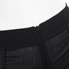 Women Simple Mid Waist Faux Two Piece Asymmetrical Shorts