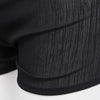 Women Simple Mid Waist Faux Two Piece Asymmetrical Shorts