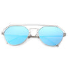 Stylish Unisex Color Coated Hollow Irregular Sunglasses