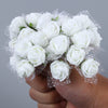PE Rose Foam Artificial Silk Flowers Bouquet Wedding Decoration Wreaths