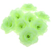 50pcs Fake Roses Flowers Bridal Clips Wedding Heads Party Decoration