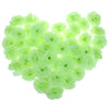 50pcs Fake Roses Flowers Bridal Clips Wedding Heads Party Decoration