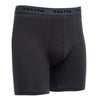 Mid Waist Cotton Blend Letter Print Long Leg Boxer Briefs for Men