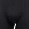 Mid Waist Cotton Blend Letter Print Long Leg Boxer Briefs for Men