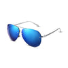 Stylish Male Oval Frame Color Coated Sunglasses