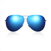 Stylish Male Oval Frame Color Coated Sunglasses