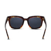 Fashionable Ladies Oversize Square Frame Color Coated Sunglasses