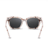 Fashionable Ladies Oversize Square Frame Color Coated Sunglasses