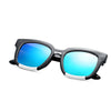 Fashionable Ladies Oversize Square Frame Color Coated Sunglasses
