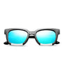 Fashionable Ladies Oversize Square Frame Color Coated Sunglasses