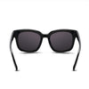 Fashionable Ladies Oversize Square Frame Color Coated Sunglasses
