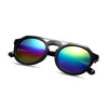 Fashionable Ladies Color Coated Round Frame Sunglasses