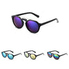 Fashionable Ladies Color Coated Round Frame Sunglasses