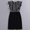 Butterfly Sleeve Bowknot Dress