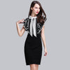 Butterfly Sleeve Bowknot Dress