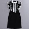 Butterfly Sleeve Bowknot Dress
