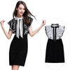 Butterfly Sleeve Bowknot Dress