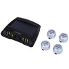 T802 4 External Sensors Pressure Monitoring System Solar Power Car TPMS PSI BAR Diagnostic Tool