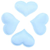 1000pcs Padded Fabric Heart Applique for Wedding Party Decoration Scrapbook Hair Craft