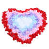 1000pcs Padded Fabric Heart Applique for Wedding Party Decoration Scrapbook Hair Craft