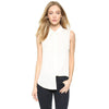OL Style Brief Turn Down Collar Pure Color Blouse for Women
