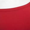 Women Sexy Scoop Collar Short Sleeve Cut Out Pure Color T-Shirt