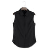 OL Style Brief Turn Down Collar Pure Color Blouse for Women