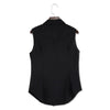 OL Style Brief Turn Down Collar Pure Color Blouse for Women