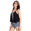 Cami Embroidered Layered Chiffon Tank Top