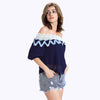 Off The Shoulder Guipure See-Through Blouse