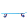 22 Inches Mini Cruiser Banana Style Longboard Pastel Color Board with LED Flashing Wheels