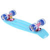 22 Inches Mini Cruiser Banana Style Longboard Pastel Color Board with LED Flashing Wheels