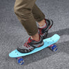 22 Inches Mini Cruiser Banana Style Longboard Pastel Color Board with LED Flashing Wheels